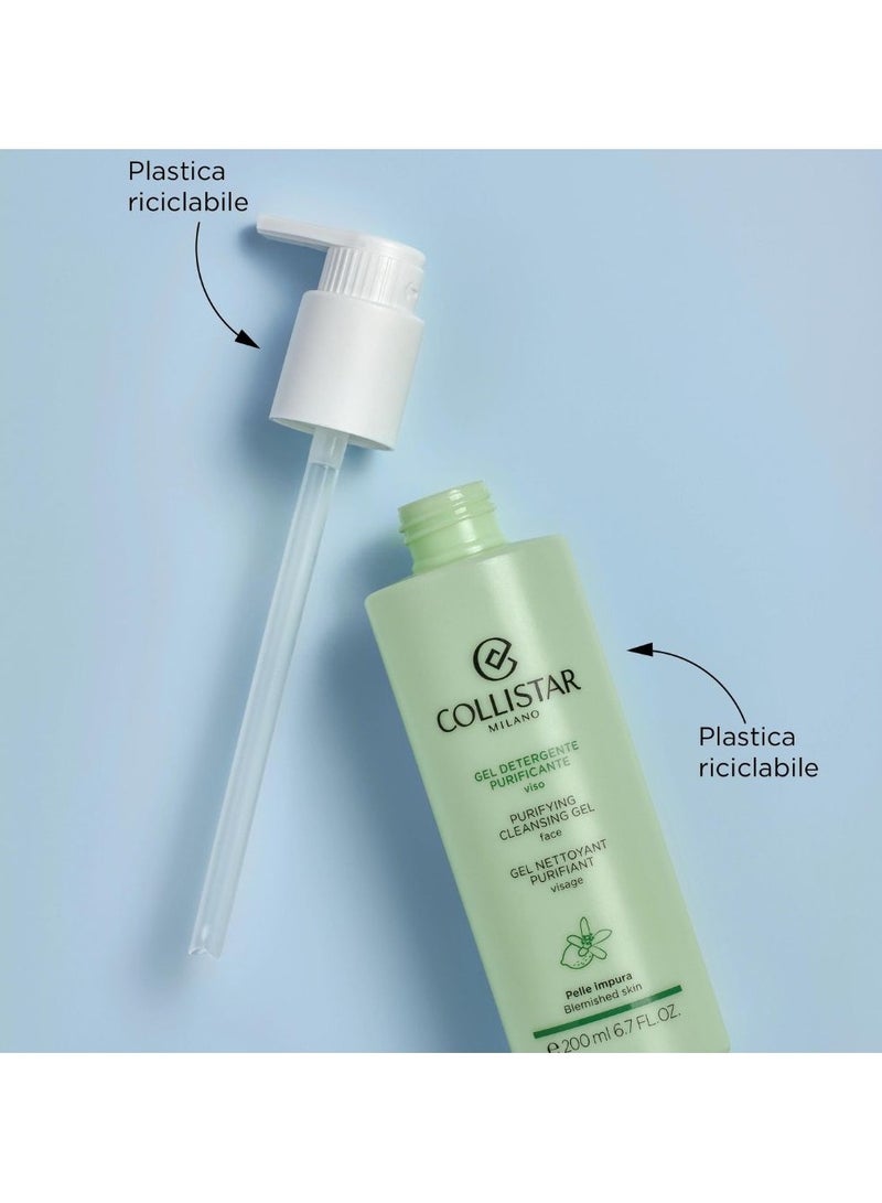 Collistar Purifying Cleansing Gel Blemished Skin 200ml - Image 4
