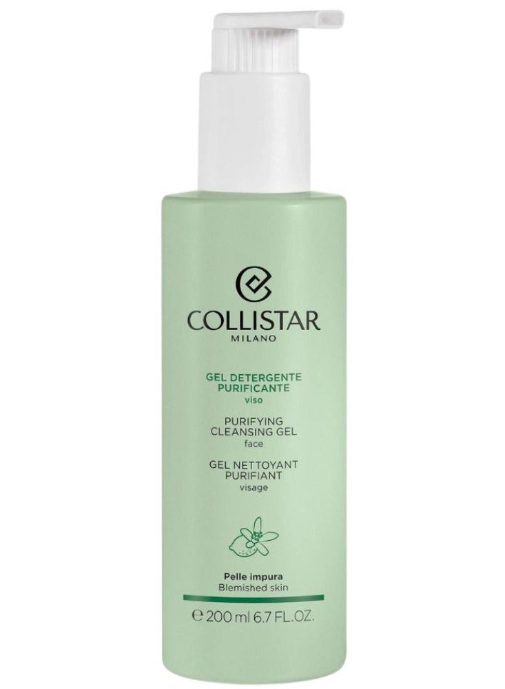 Collistar Purifying Cleansing Gel Blemished Skin 200ml - Image 1