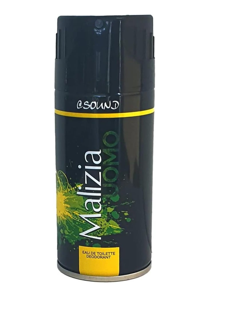 Malizia Uomo Deo Sound Body Spray 150 ml