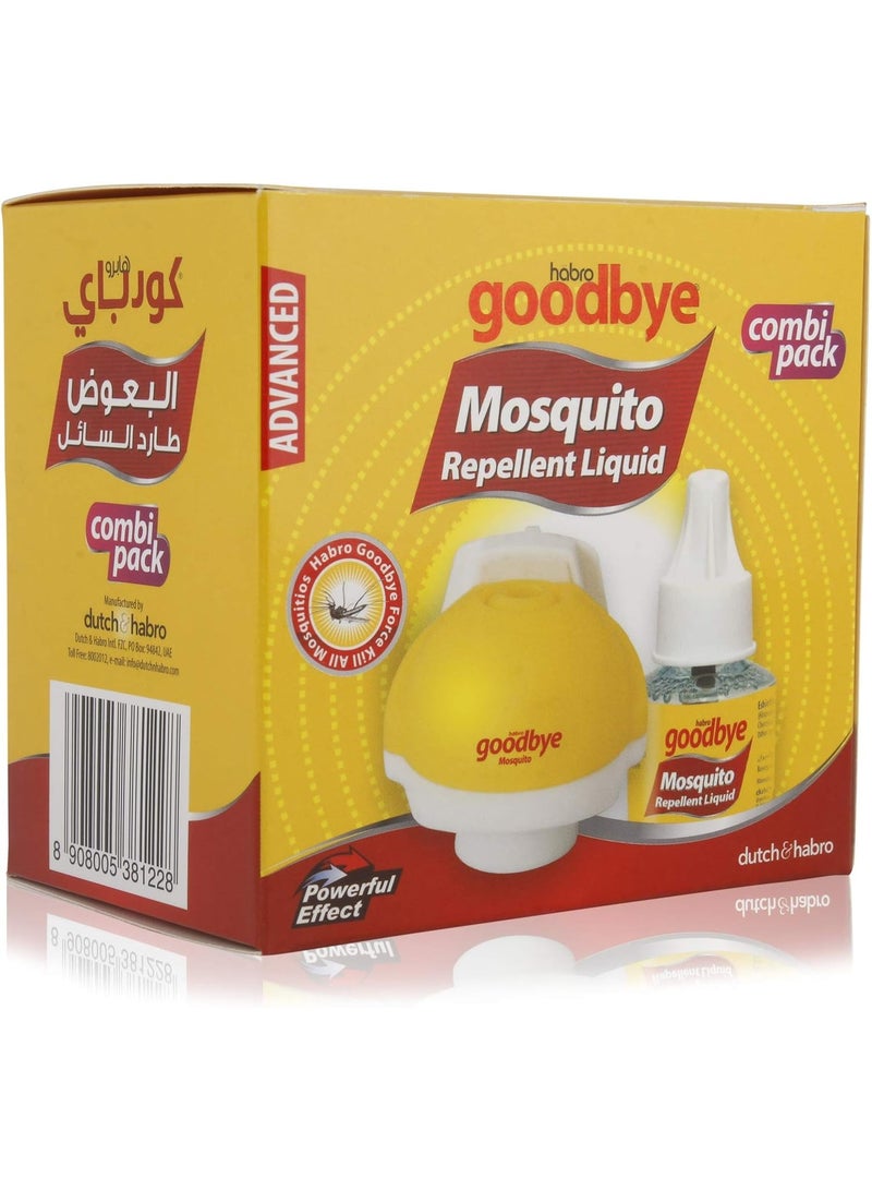 Goodbye Habro Goodbye Mosquito Repellent Liquid,45ml-Individual Power Switch - Image 1