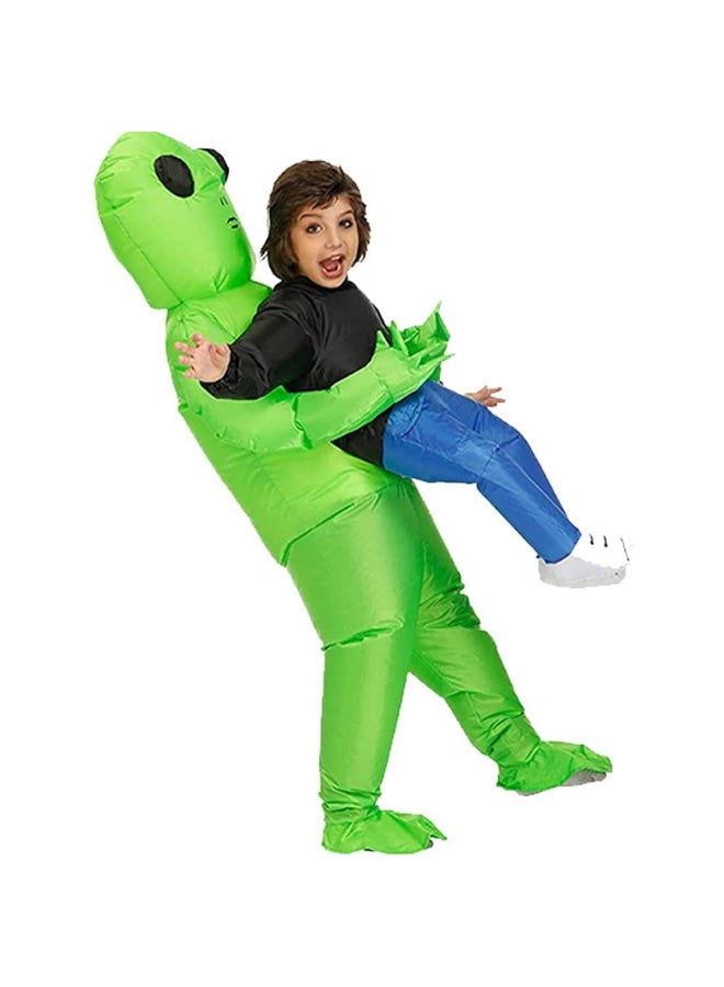 TNGames Halloween Alien Inflatable Costume, fun-style cosplay outfit, holiday party performance prop for children (Height: 120-150cm) - Image 2