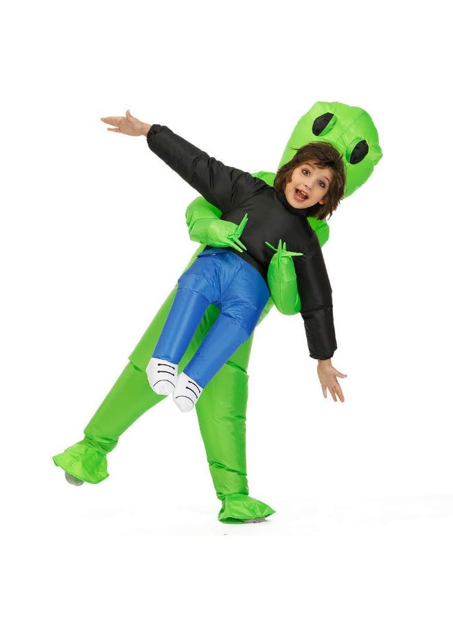 TNGames Halloween Alien Inflatable Costume, fun-style cosplay outfit, holiday party performance prop for children (Height: 120-150cm) - Image 1