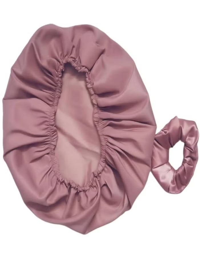 Satin bonnet set + hair tie