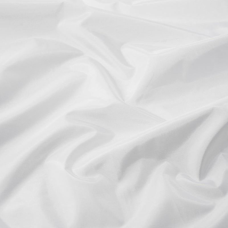 Croydex GP85115 Professional Plain White Water-Resistant Textile Shower Curtain 1800 X 2000mm - Image 4