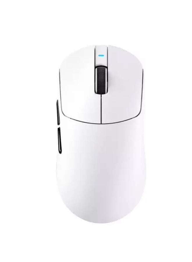 هجوم القرش ماوس ألعاب لاسلكي ATTACK SHARK X8PRO خفيف الوزن 55 جرام، أبيض، ثلاثي الأوضاع - Image 1
