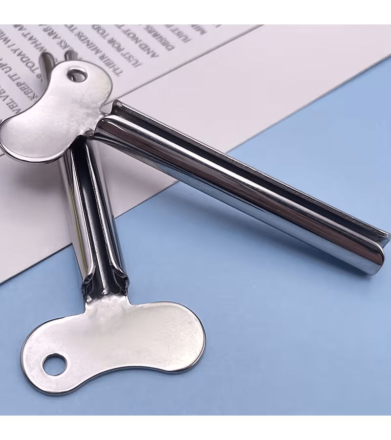 Toothpaste Squeezer 4pcs Metal Tube Squeezer Roller For Paint Cosmetics Hair Dye - Image 5