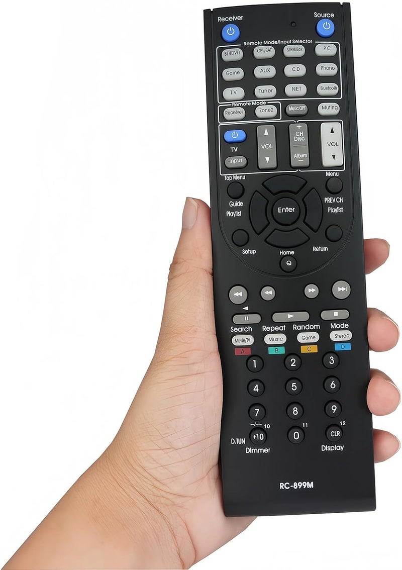 RC-899M Replacement Remote Control for Onkyo TX-SR504 TX-NR555 TX-SR353 TX-NR525 HT-R960 TX-NR929 HT-SR504 TX-NR757 A/V AV Receiver - Image 5