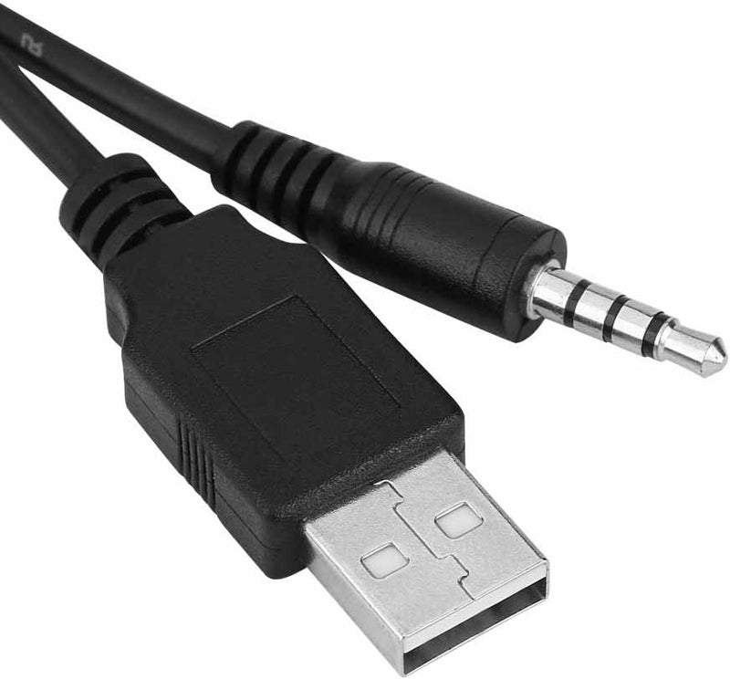 راحة كابل USB للسيارة يُثبّت داخل لوحة القيادة، كابل تمديد USB يُثبّت داخل لوحة القيادة، مناسب للسيارات والقوارب والدراجات النارية، مزود بتقنية داخلية للسيارة، منفذ USB ومنفذ AUX - Image 4