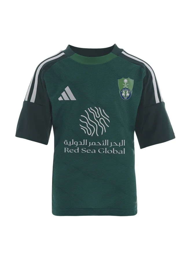 Adidas Adidas Al Ahli Fc Away Jersey Youth Green Football Jerseys For Kids Unisex 128