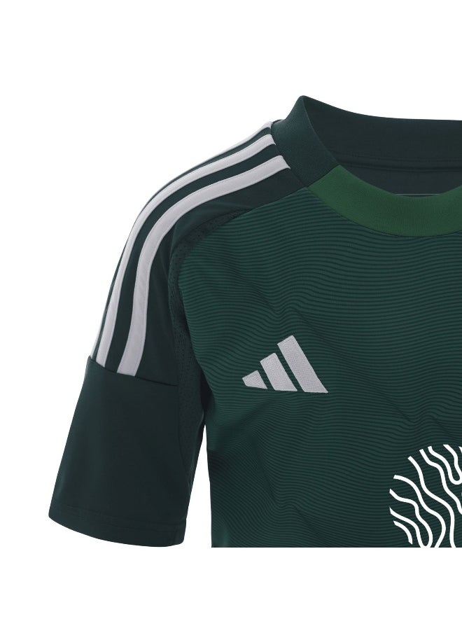 Adidas Adidas Al Ahli Fc Away Jersey Youth Green Football Jerseys For Kids Unisex 128  - Image 4