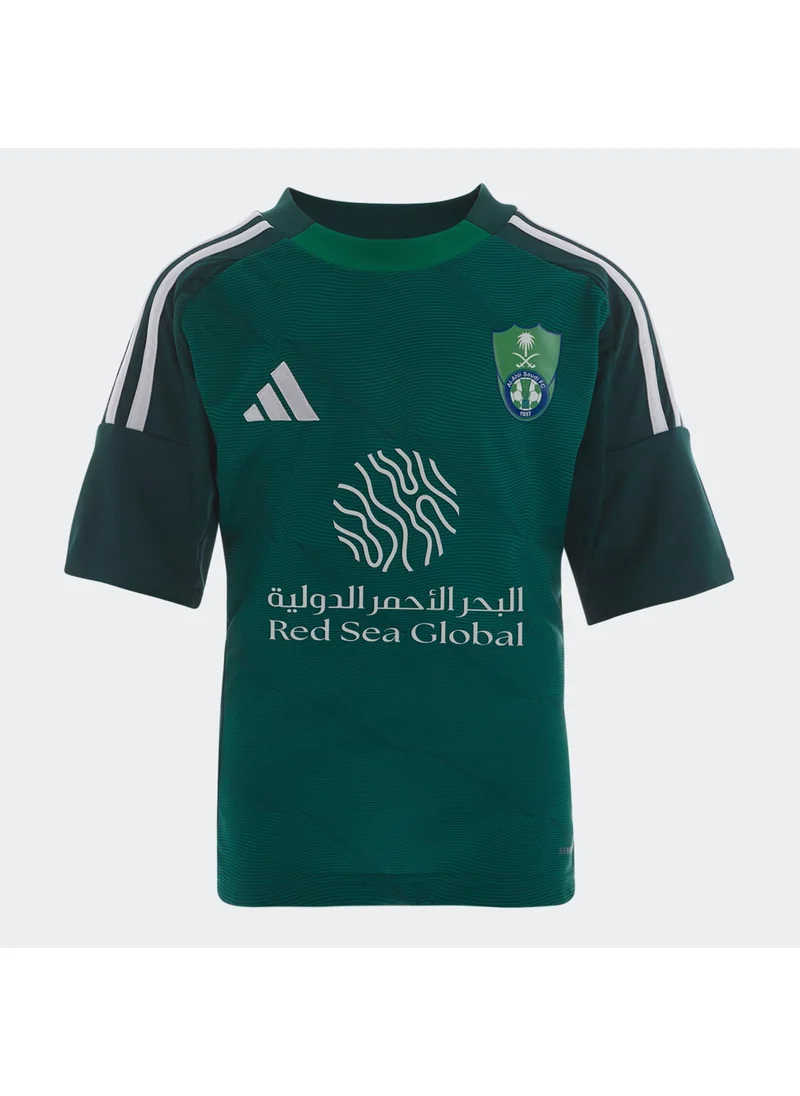 Adidas Al Ahli Fc Away Jersey Youth Green Football Jerseys For Kids Unisex 128