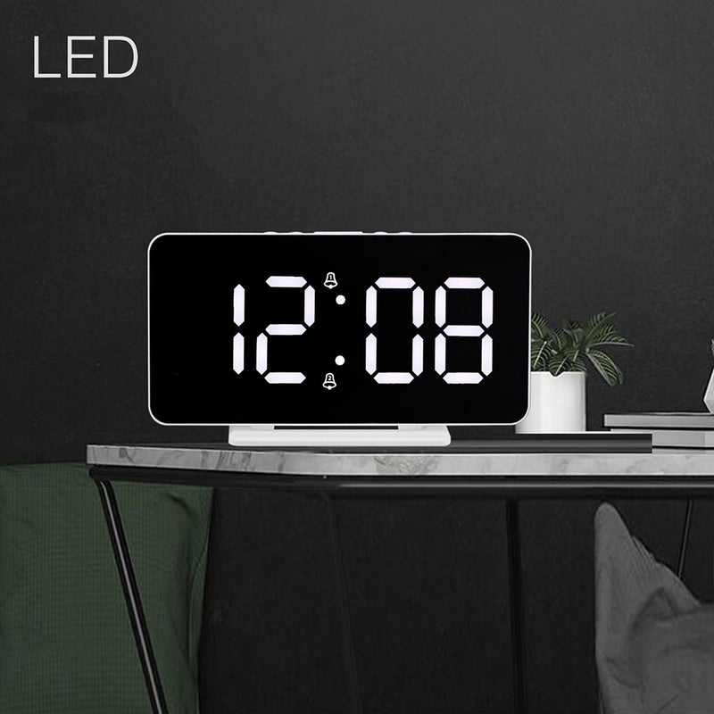 Digital Alarm Clock Temperature Number Time Clock Home Decoration - Image 3