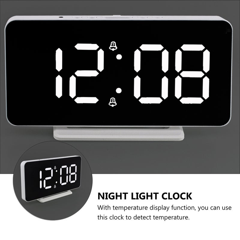 Digital Alarm Clock Temperature Number Time Clock Home Decoration - Image 5