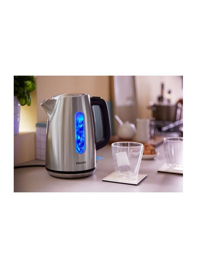 Philips Electric Kettle 1.7 L 2200 W HD9357 Silver/Black/Blue - Image 2