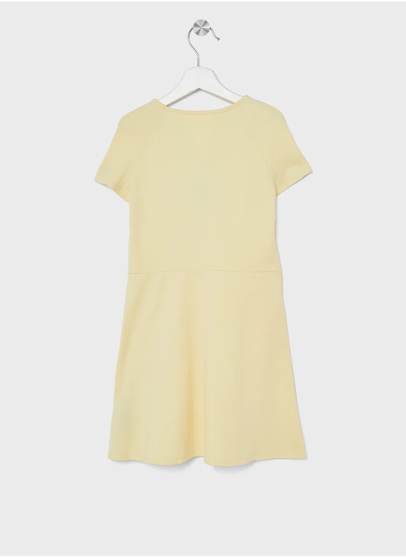 تومي هيلفيغر PUNTO FIT & FLARE DRESS SS
