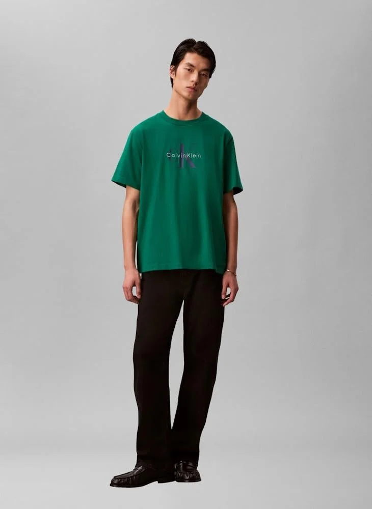 Calvin Klein Jeans  Monogram Logo T-shirt for Men | Best Price UAE