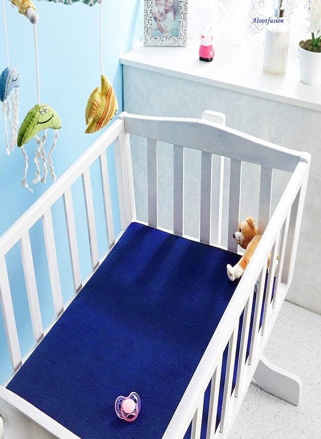 H B MSALA (DEVICE) HBM Soft & Water Proof Baby Dry SheetProtector,Reusable Bed Underpad, Waterproof Bed Pad & Pee Pad, Perfect for Kids, Adults, The Elderly (Royal Blue, Large (140 x 100 cm)) - Image 4
