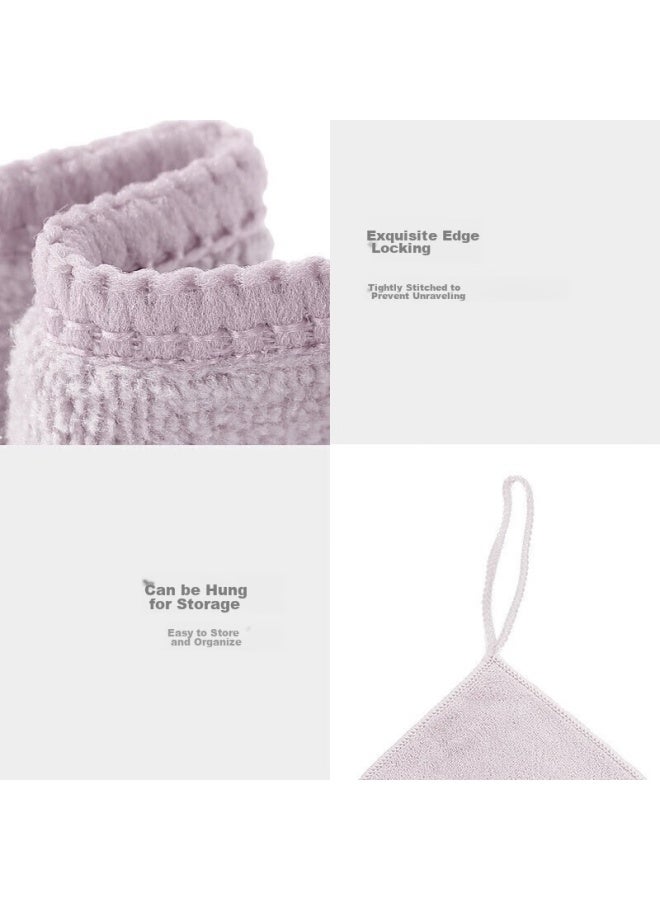 CHAHUA Camellia Dishcloths, Kitchen Cleaning Cloths, 30*30cm*6 Pieces, Scouring Pads, Super Absorbent, Lint-free, Hand Towels - Image 5