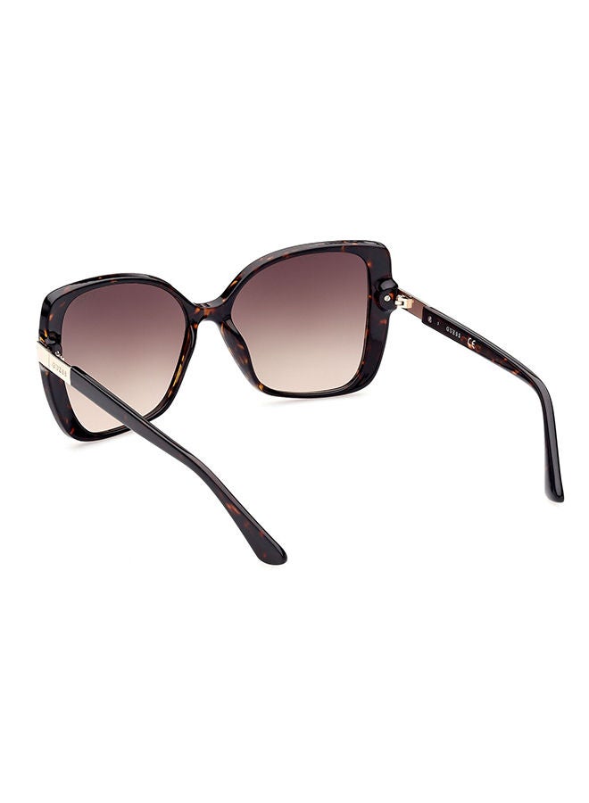 GUESS GU7820 52F Sunglasses 100% UV Protected Brown Butterfly For Women - Image 3
