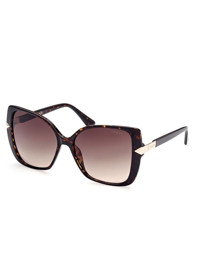 GUESS GU7820 52F Sunglasses 100% UV Protected Brown Butterfly For Women - Image 2