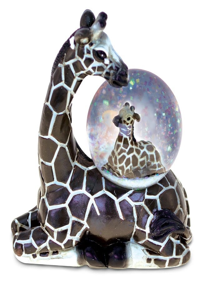 Puzzled COTA Global Giraffe Snow Globe Decor - Beautiful Snow Globe Decorations with Giraffe Figurine, Collectible Snow Globes Perfect Giraffe Decor for Home, Office Space, Figurine Shelf, or Desk - 45mm - Image 1
