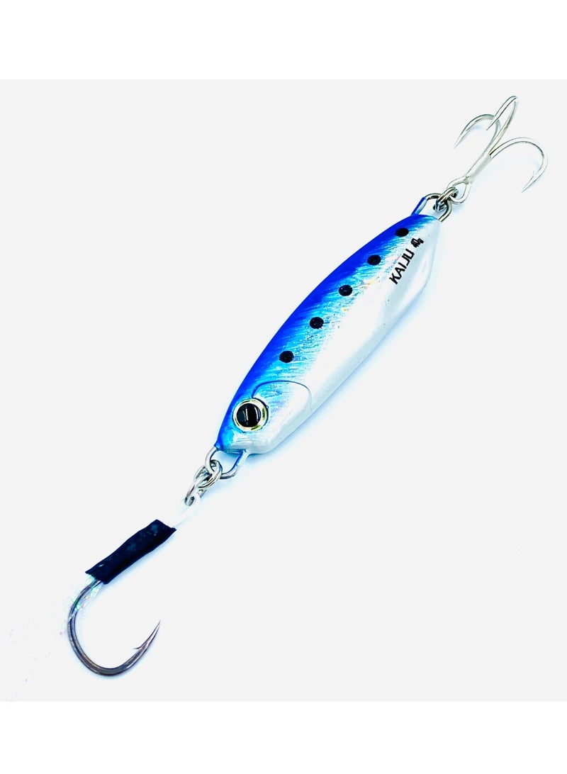 oakura Kaiju Blue Sardines Jig - 30G Weights, Extra Sharp Bkk Hook, 10 Mesmerizing Colors - Lightweight Gear For Epic Fishing Adventures - Image 1