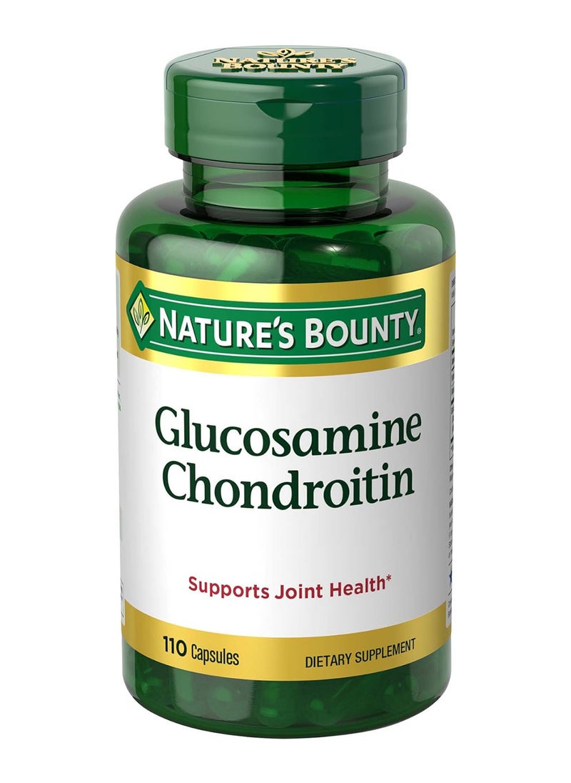 NATURE'S BOUNTY Glucosamine Chondroitin Pills And Dietary Supplement 110 Capsules  - Image 1