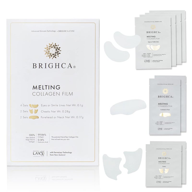 BRIGHCA Melting Collagen Film Refill Pack (8 Pouches) - Part of Brighcaâ€™s Melting Collagen Set | Anti-Aging Collagen Skincare Routine - Image 3