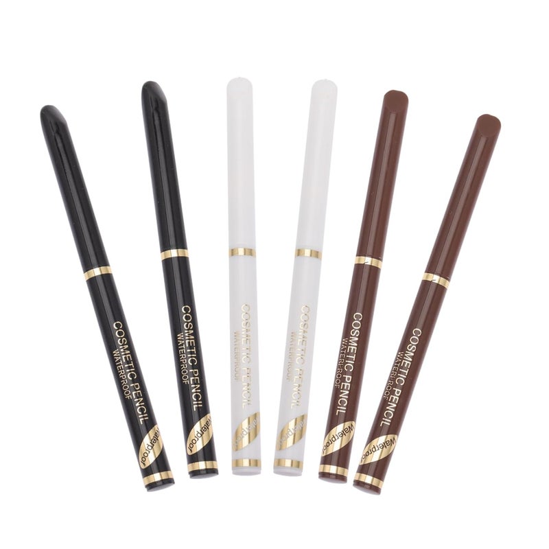 Beard Filling Pens for Men 6pcs Beard Shaper Tool Precision Tip for Grooming and Styling Facial Hair Includes Brush and Eyeliner Pencil - Image 1
