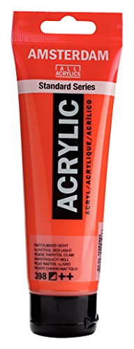 Amsterdam Standard Series Acrylic Tube 120ml Naphthol Red Light 398 (17093982) - Image 1