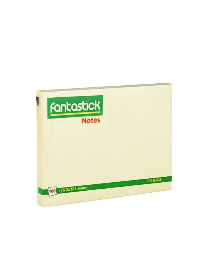 Fantastick 12-Piece Sticky Notes 3x4 Inch Size Yellow  - Image 2