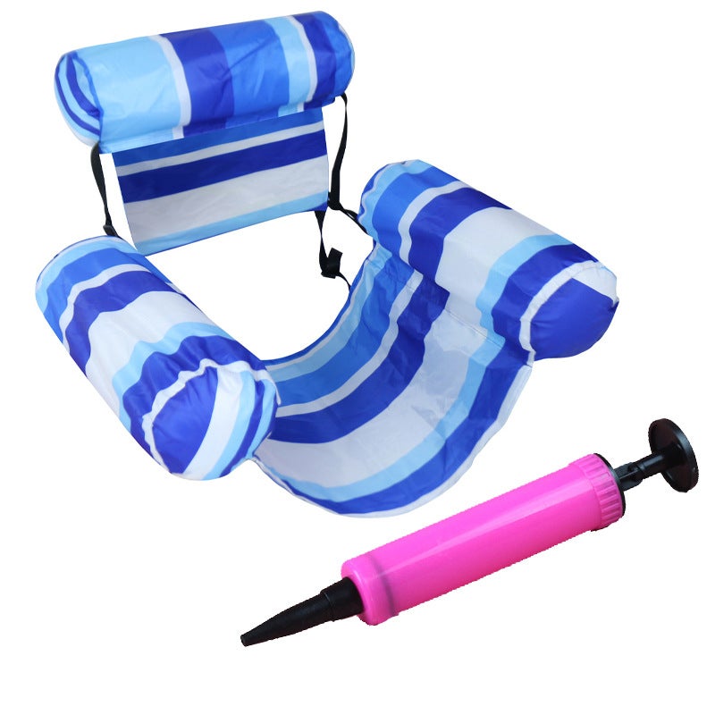 Inflatable Pool Float Chair for Adults - Water Hammock for Swimming, Beach Fun & Party