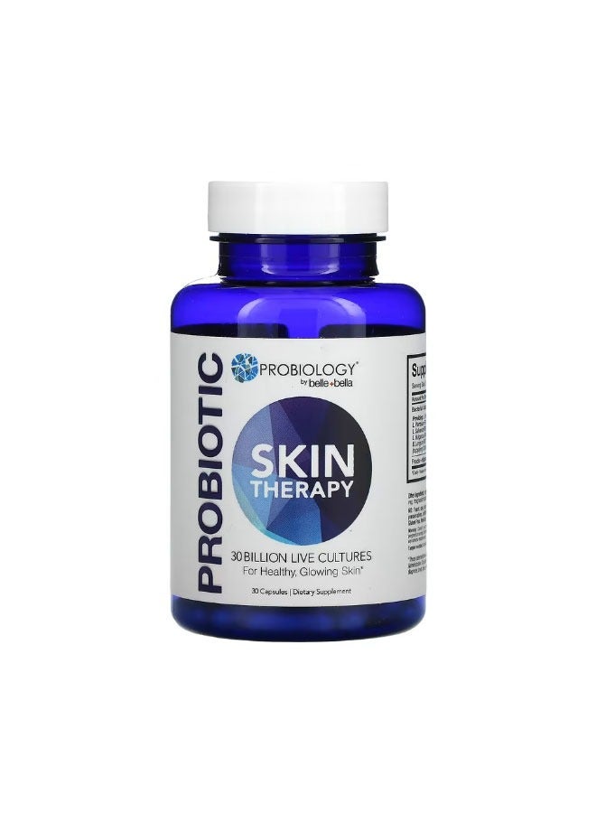 Belle+Bella Probiology Probiotic Skin Therapy 30 Billion CFU 30 Capsules - Image 1
