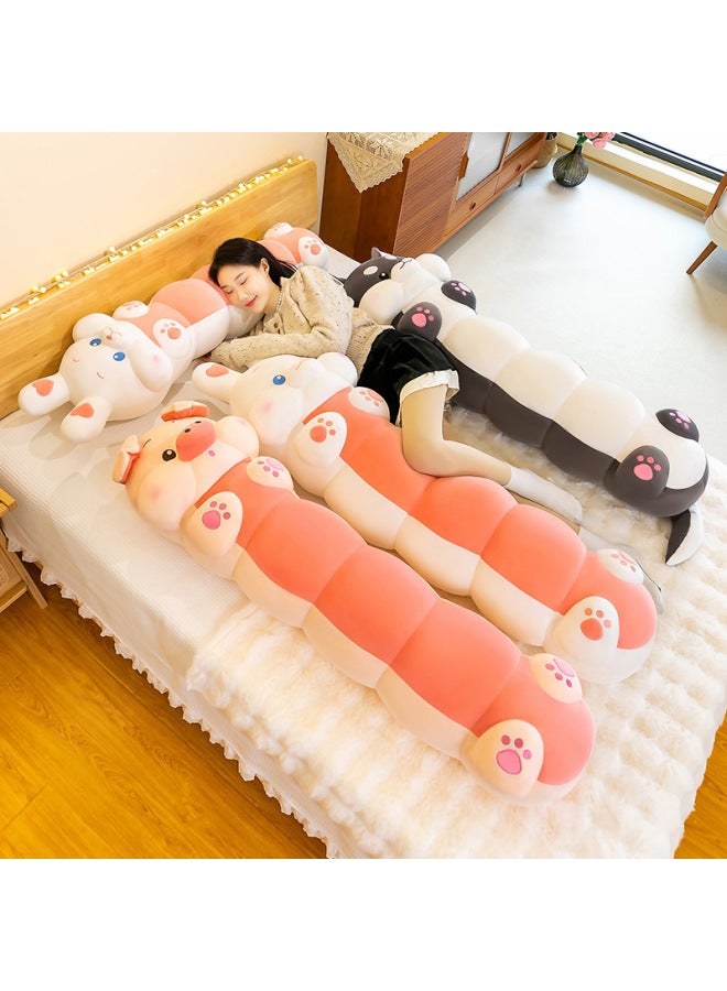 Caterpillar Pet Girl Sleeping With Long Leg Pillow Stuppy Cute Nap Pillow For Girlfriend Plush Toy-Specifications:70cm Caterpillar Pillow-Color:Rabbit Style - Image 3