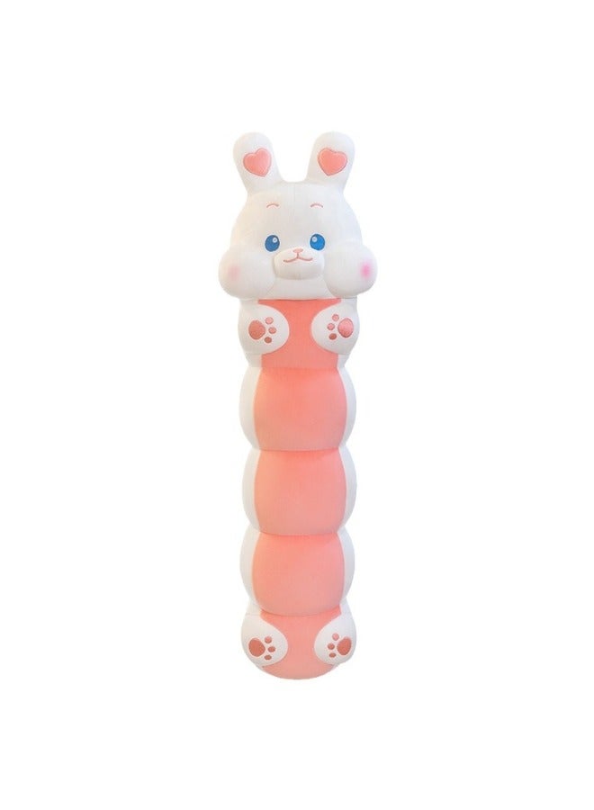 Caterpillar Pet Girl Sleeping With Long Leg Pillow Stuppy Cute Nap Pillow For Girlfriend Plush Toy-Specifications:70cm Caterpillar Pillow-Color:Rabbit Style - Image 5