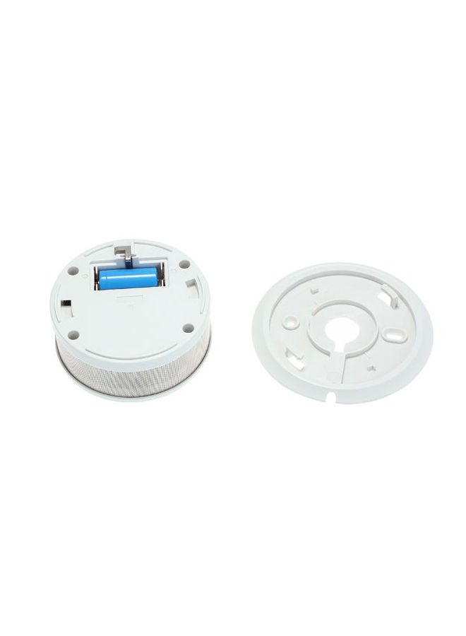 NIBEMINENT 2-In-1 Wireless Smoke Temperature Detector Alarm White - Image 2