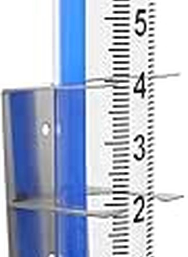 FRCOLOR Large Capacity Outdoor Garden Rain Gauge with Stainless Steel Bracket for Yard Patio Farm - Image 1