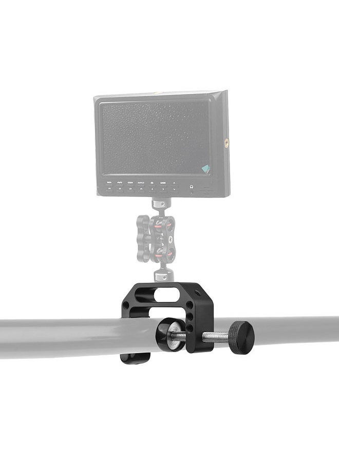 Generic - Universal C Clamp Heavy Duty Desktop Mount Clamp Tripod Light Stand Clamp with Standard 1/4 Inch & 3/8 Inch Screw Holes for Mounting Video Monitor Flash Speedlite Microphone - Image 1