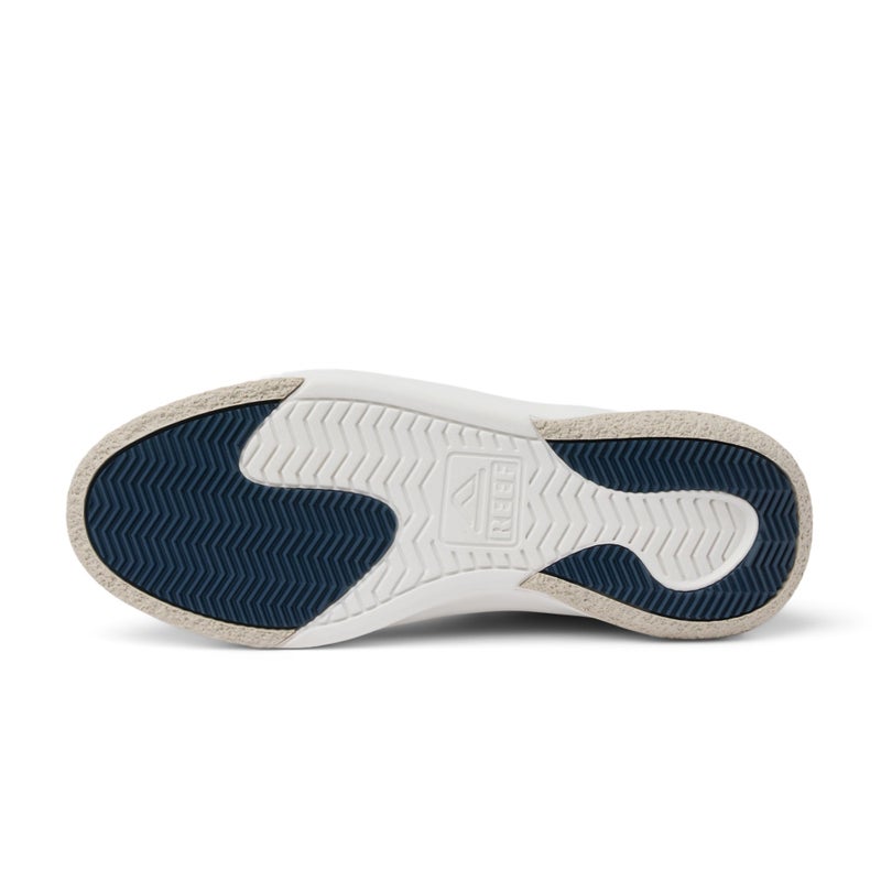 REEF Men's Shoreline Del Mar Shoe, Breathable Knit Upper, Lightweight & Flexible, Cushion Footbed, Elastic Laces, Tan/White/Navy, 12 - Image 5