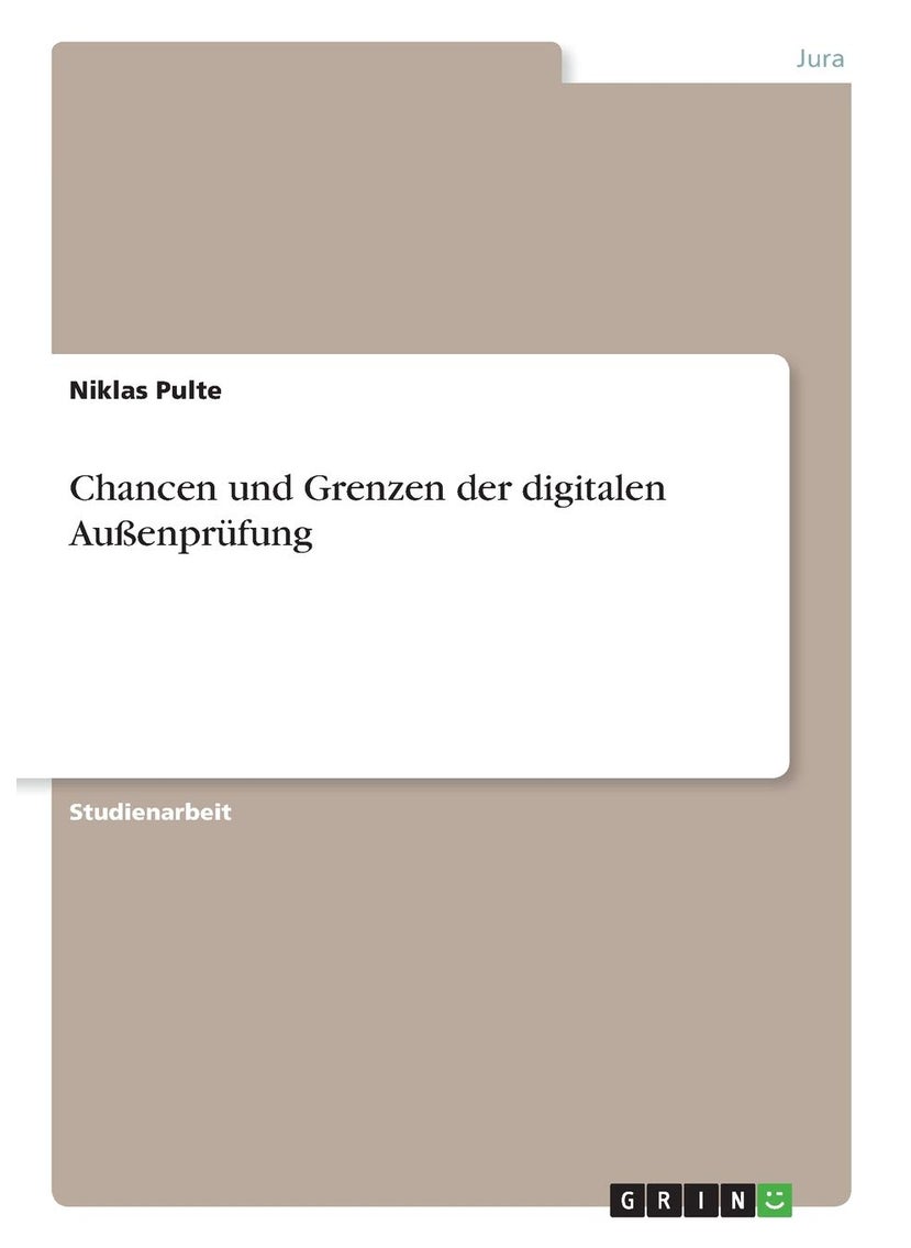 Chancen und Grenzen der digitalen Außenprüfung 