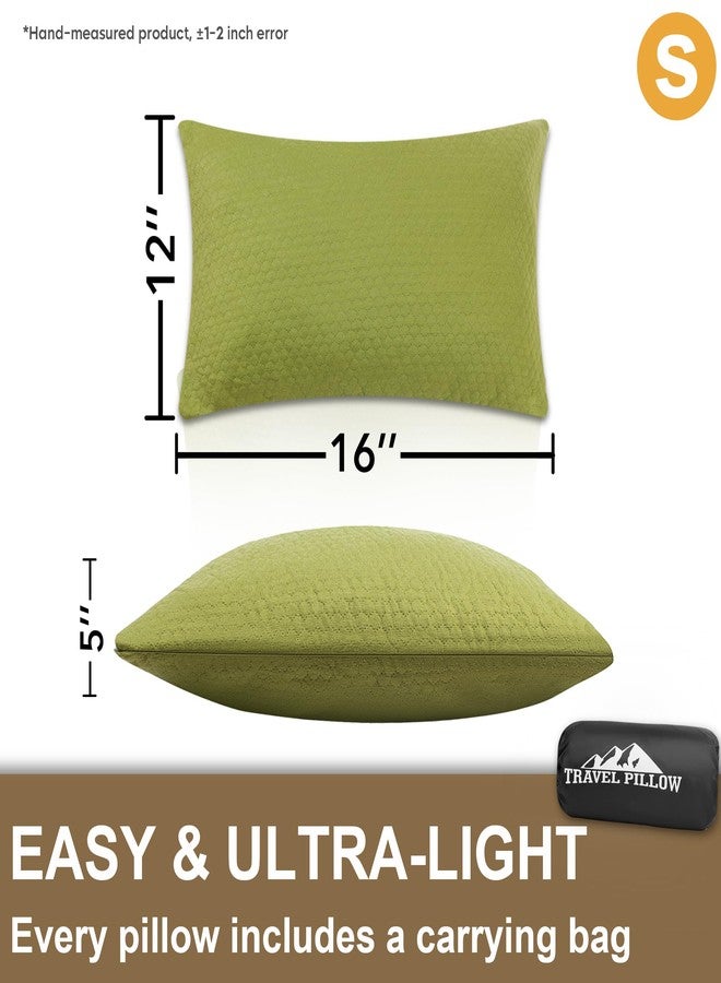 PEUJEW Travel Pillow Backpacking Pillow, Compressible Memory Foam Pillow Breathable Cover for Travel Airplane Hiking and Car - Image 4
