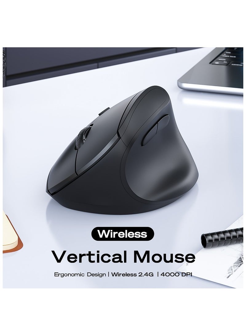 mblue Business Vertical Office Mouse – Silent Clicks, Smooth Control, Professional Performance, M206 Pro - Image 3