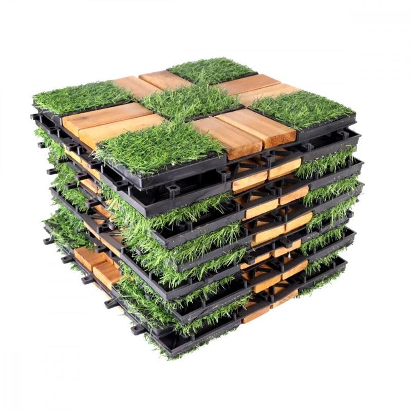 Family Ship Parquet flooring - grass flooring and wood flooring, size 30*30cm, 12 pieces - Image 5