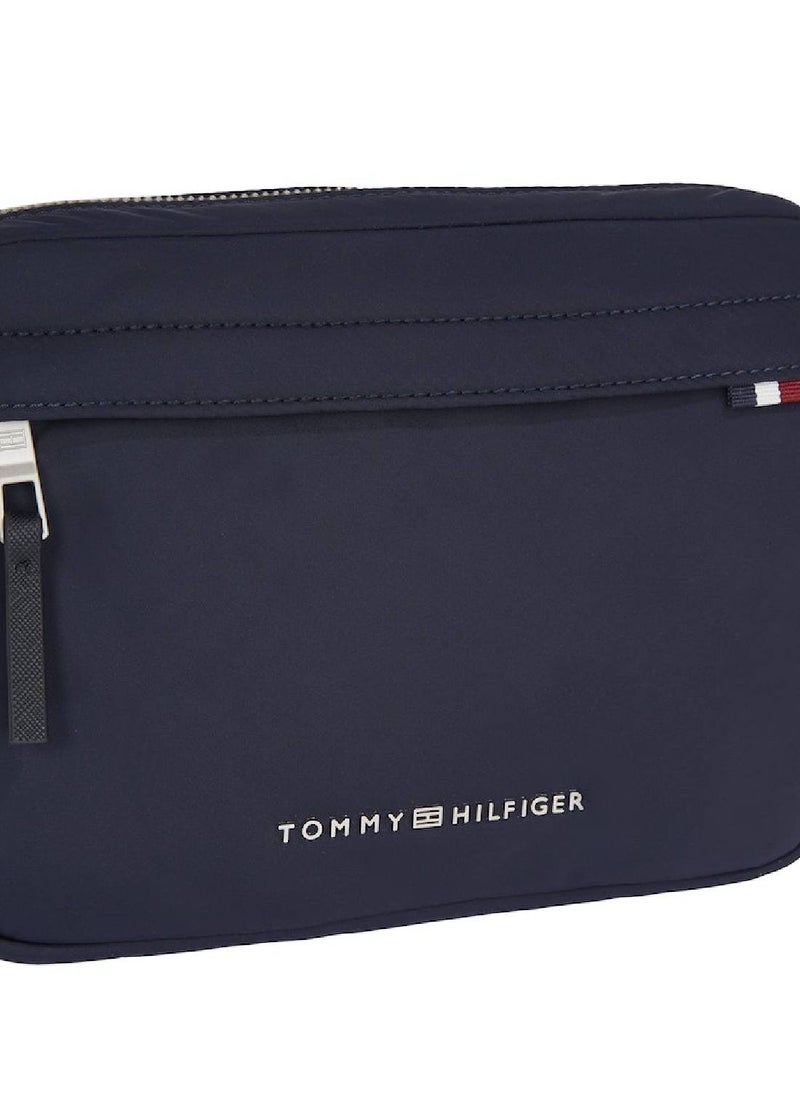 TOMMY HILFIGER Men's Signature Camera Crossover Bag - Polyester, Blue  - Image 4
