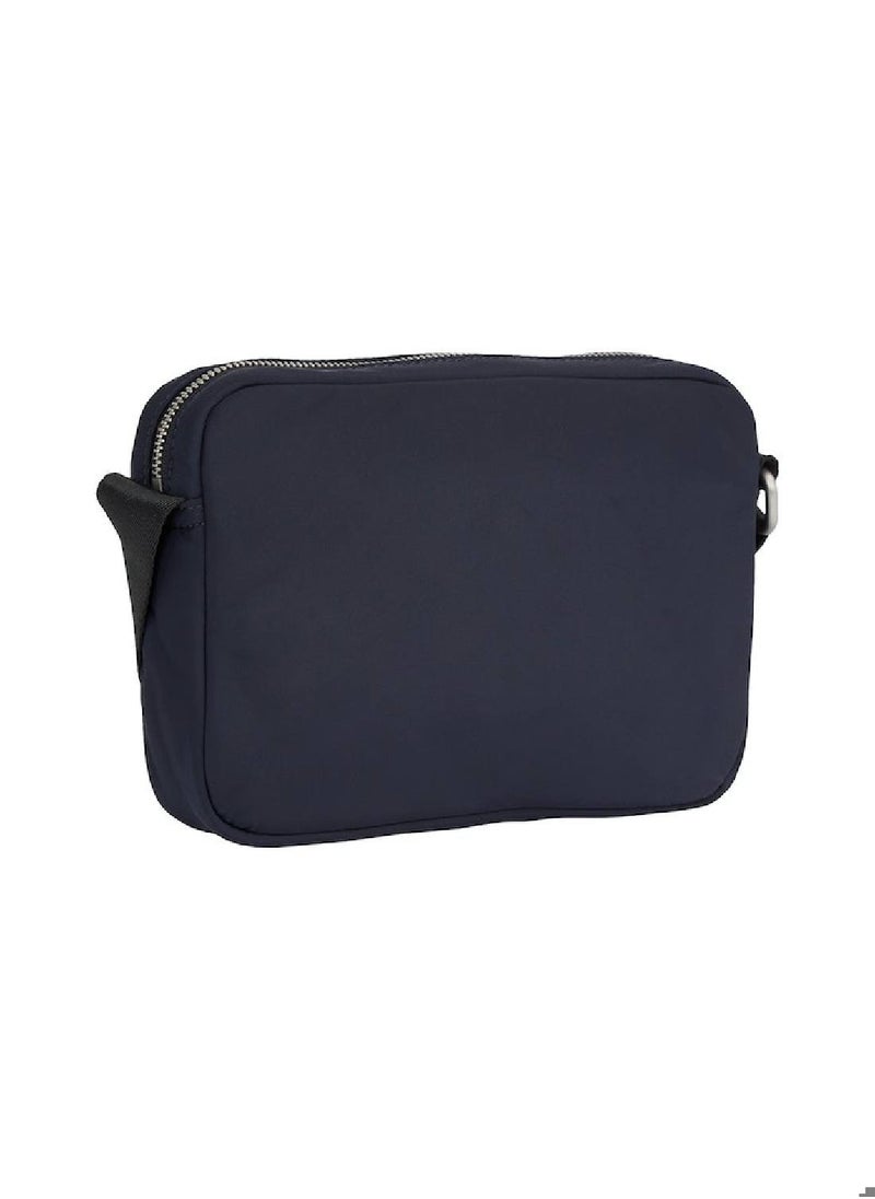 TOMMY HILFIGER Men's Signature Camera Crossover Bag - Polyester, Blue  - Image 3
