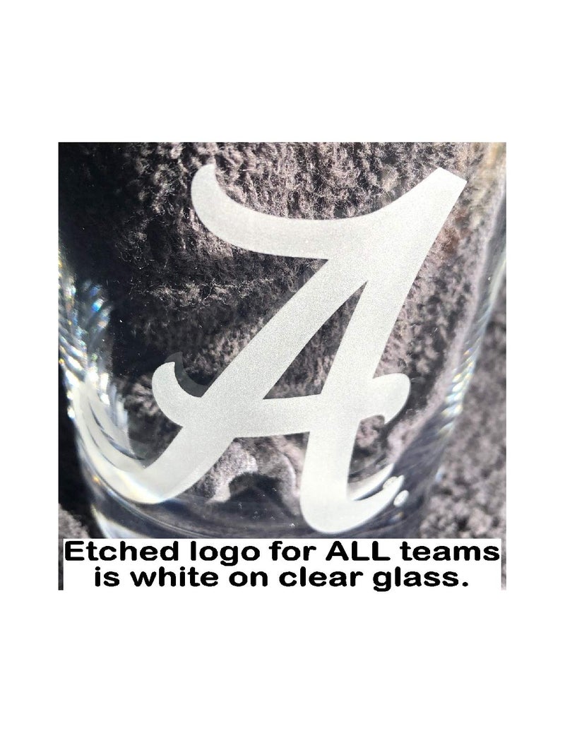 RFSJ Alabama 2-Sided Etched Satin Finish Rocks Glass Set of 2 - Image 2