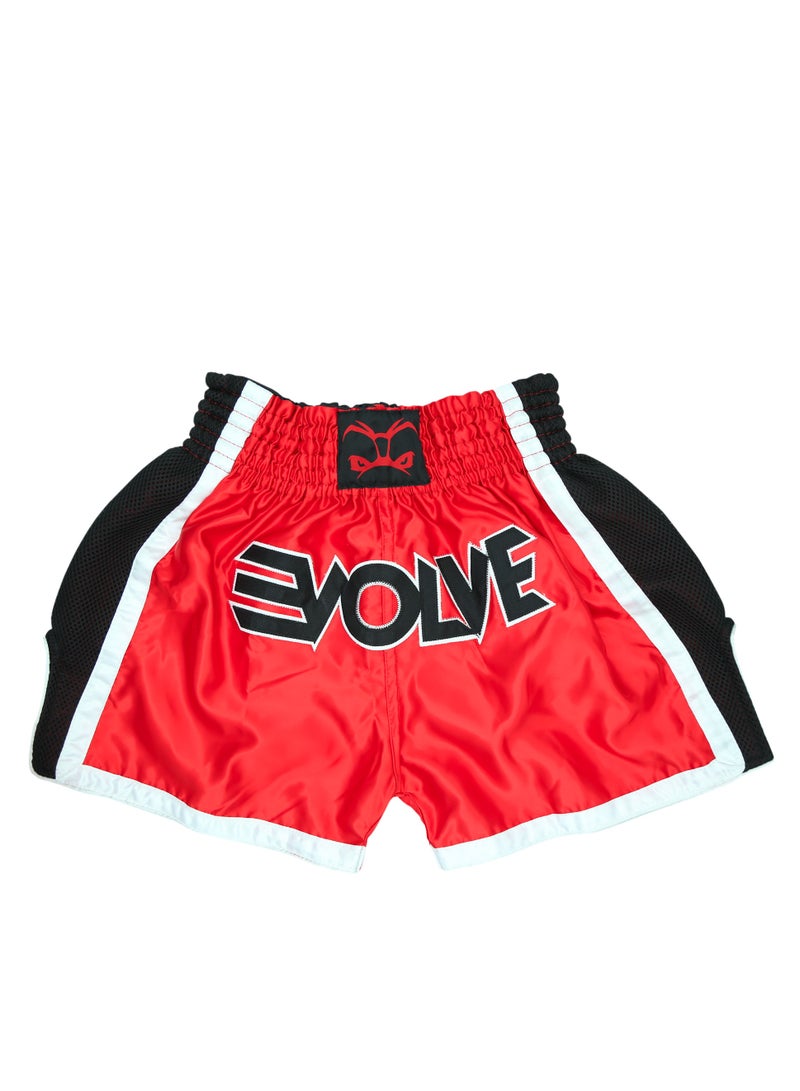 Evolve Muay Thai Shorts | Boxing Grappling Shorts for MMA Kickboxing Muay Thai BJJ for Men and Women - Image 1