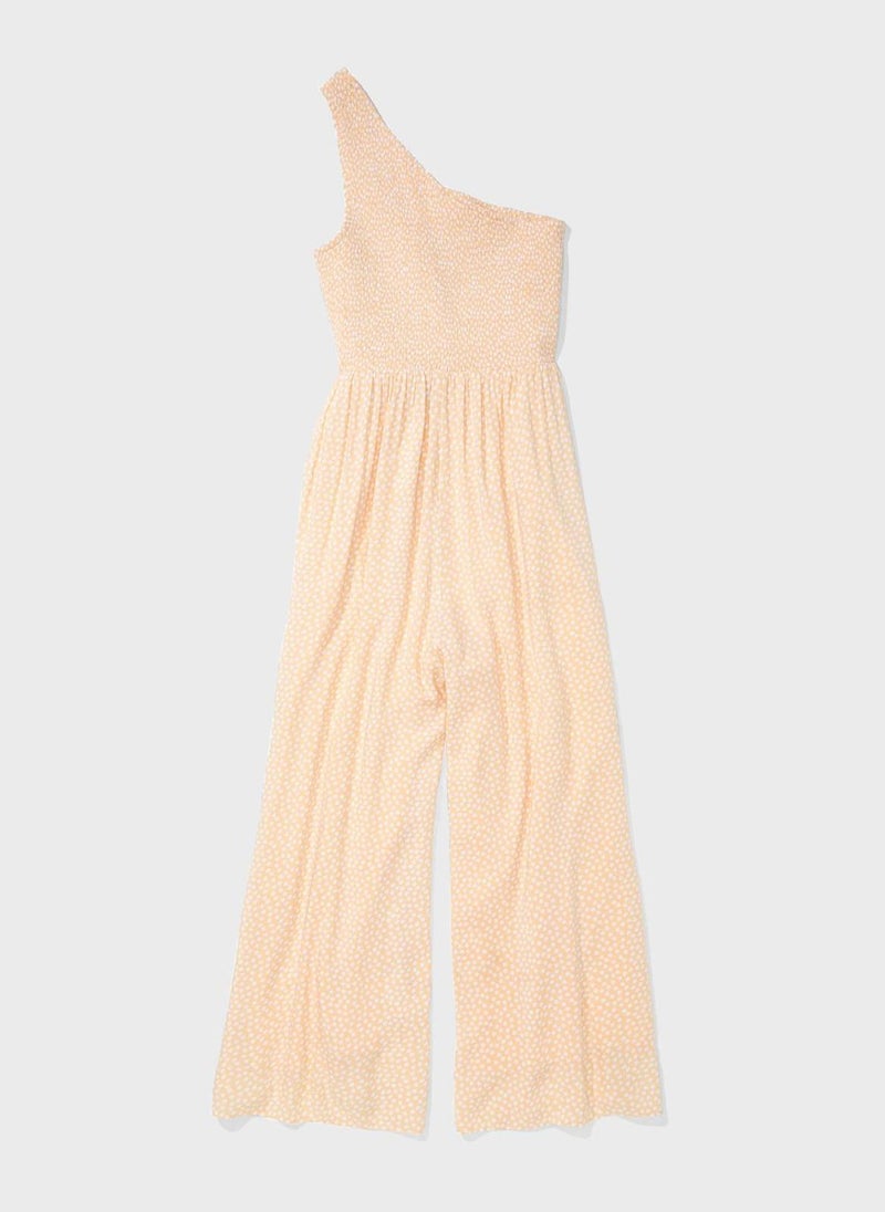 American Eagle - One Shoulder Wide Leg Jumpsuit - Image 1