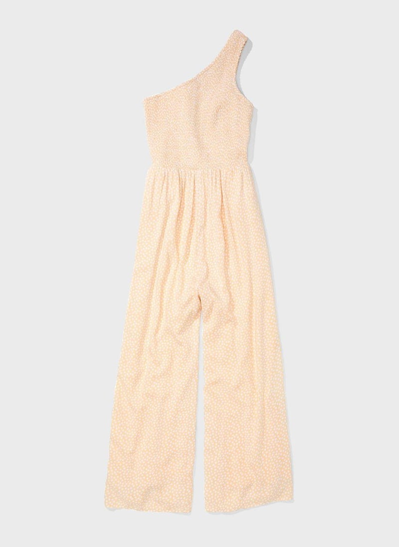 American Eagle - One Shoulder Wide Leg Jumpsuit - Image 1