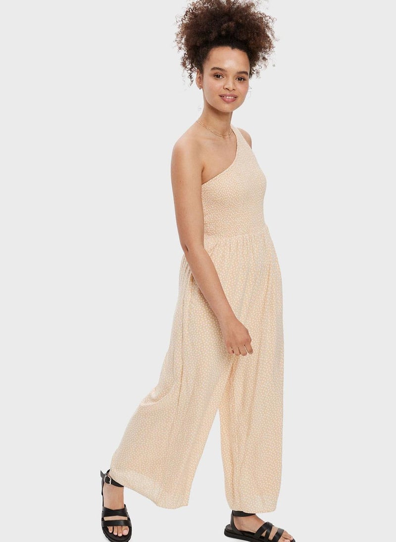 American Eagle - One Shoulder Wide Leg Jumpsuit - Image 1